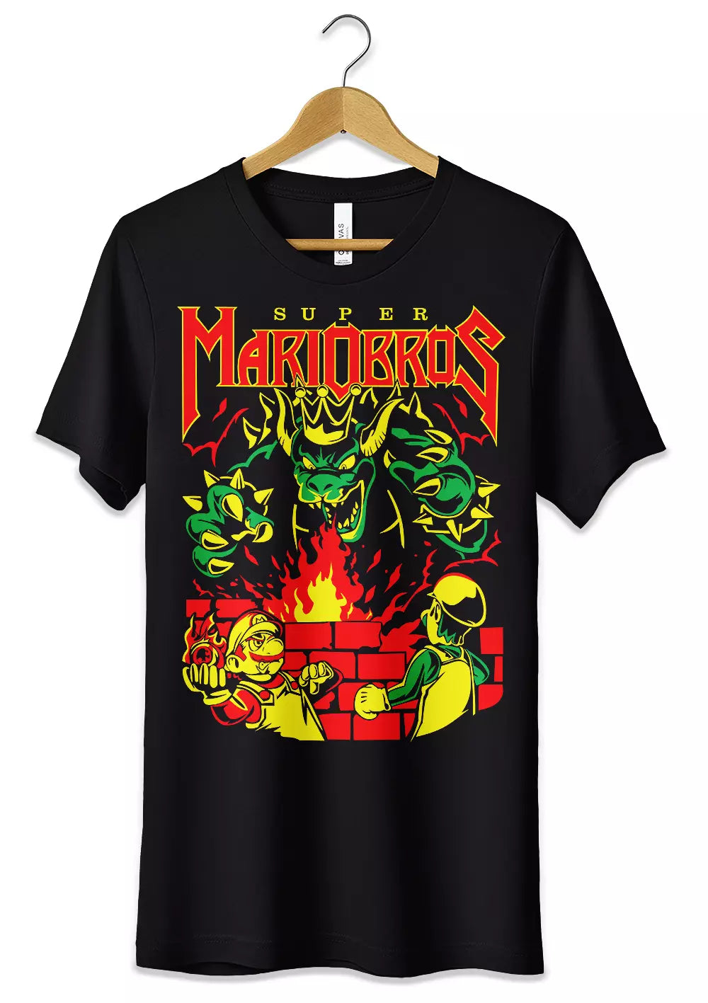 T-Shirt Maglietta Videogames Super Mario Bros-0
